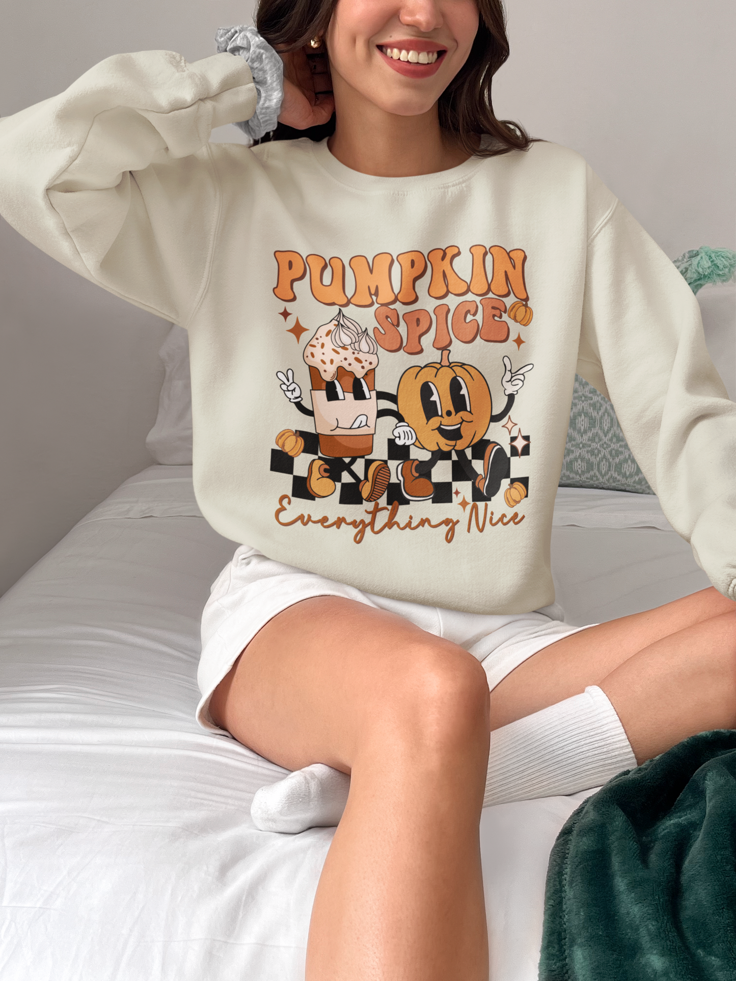 Pumpkin Spice Everything Nice Unisex Crewneck Sweatshirt