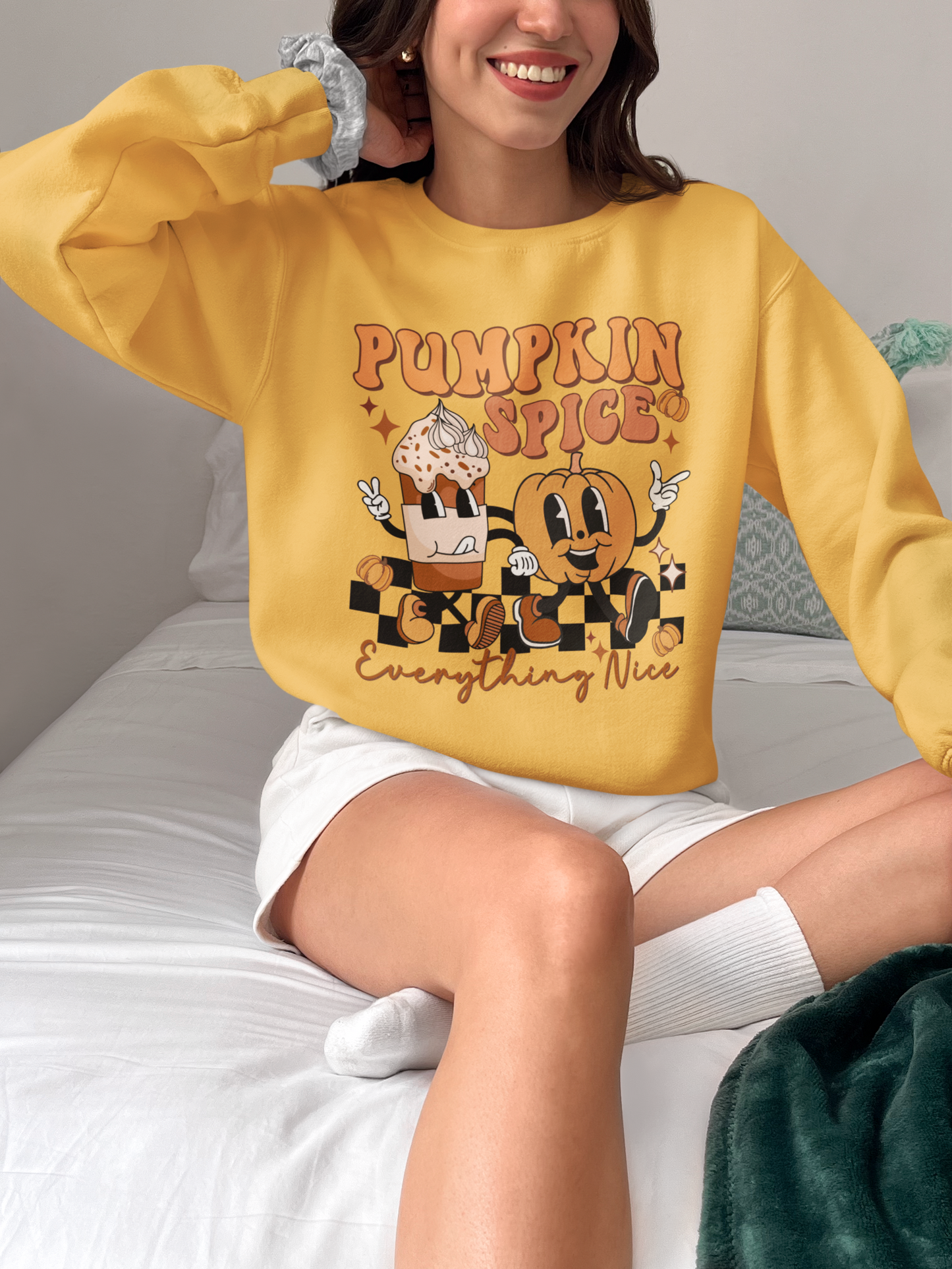 Pumpkin Spice Everything Nice Unisex Crewneck Sweatshirt