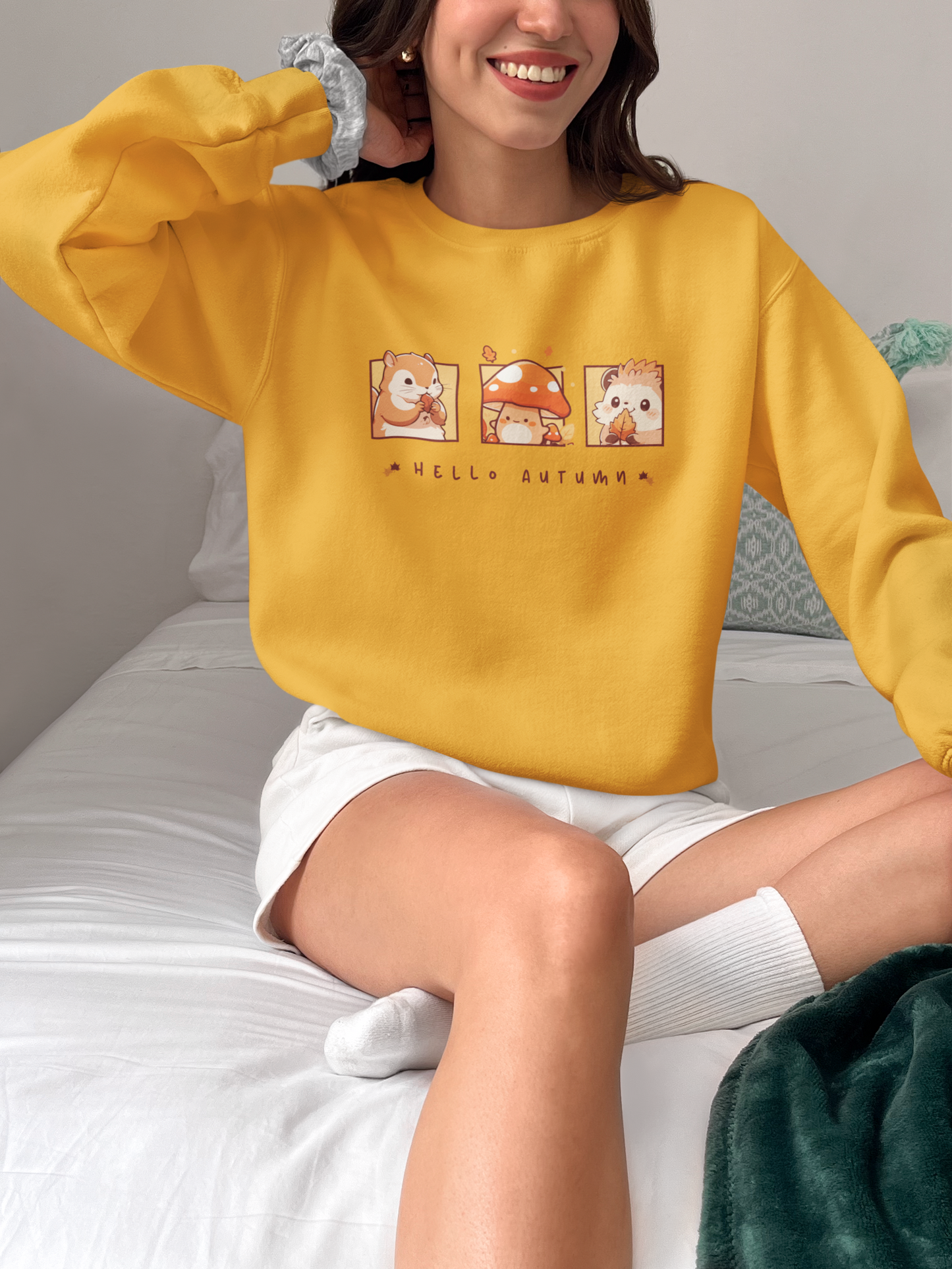 Hello Autumn Unisex Crewneck Sweatshirt