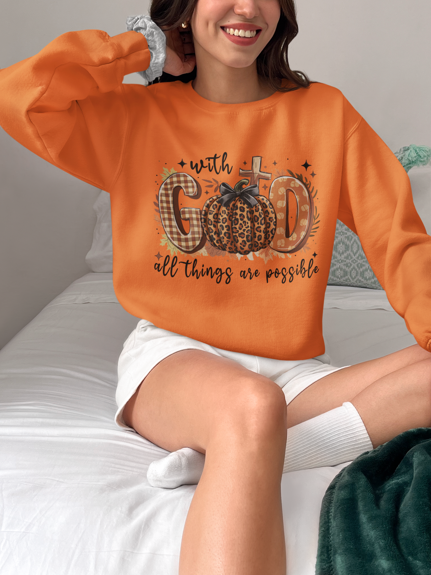 With God Unisex Crewneck Sweatshirt