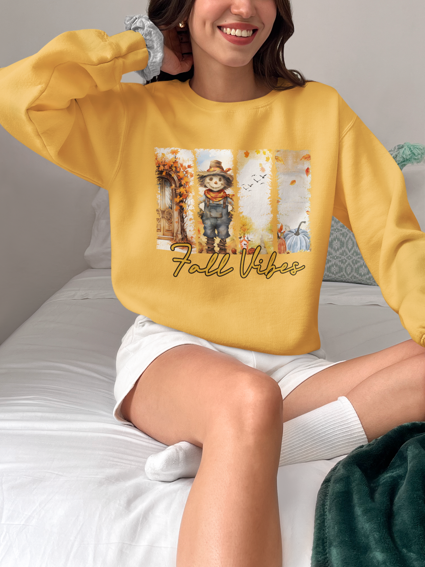 Fall Vibes Unisex Crewneck Sweatshirt