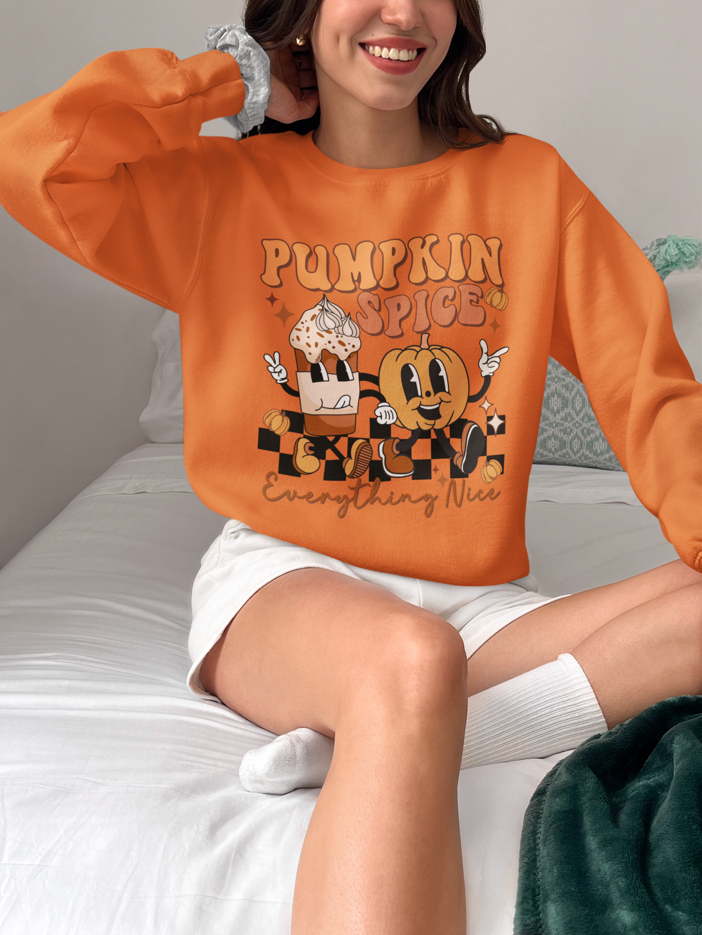 Pumpkin Spice Everything Nice Unisex Crewneck Sweatshirt