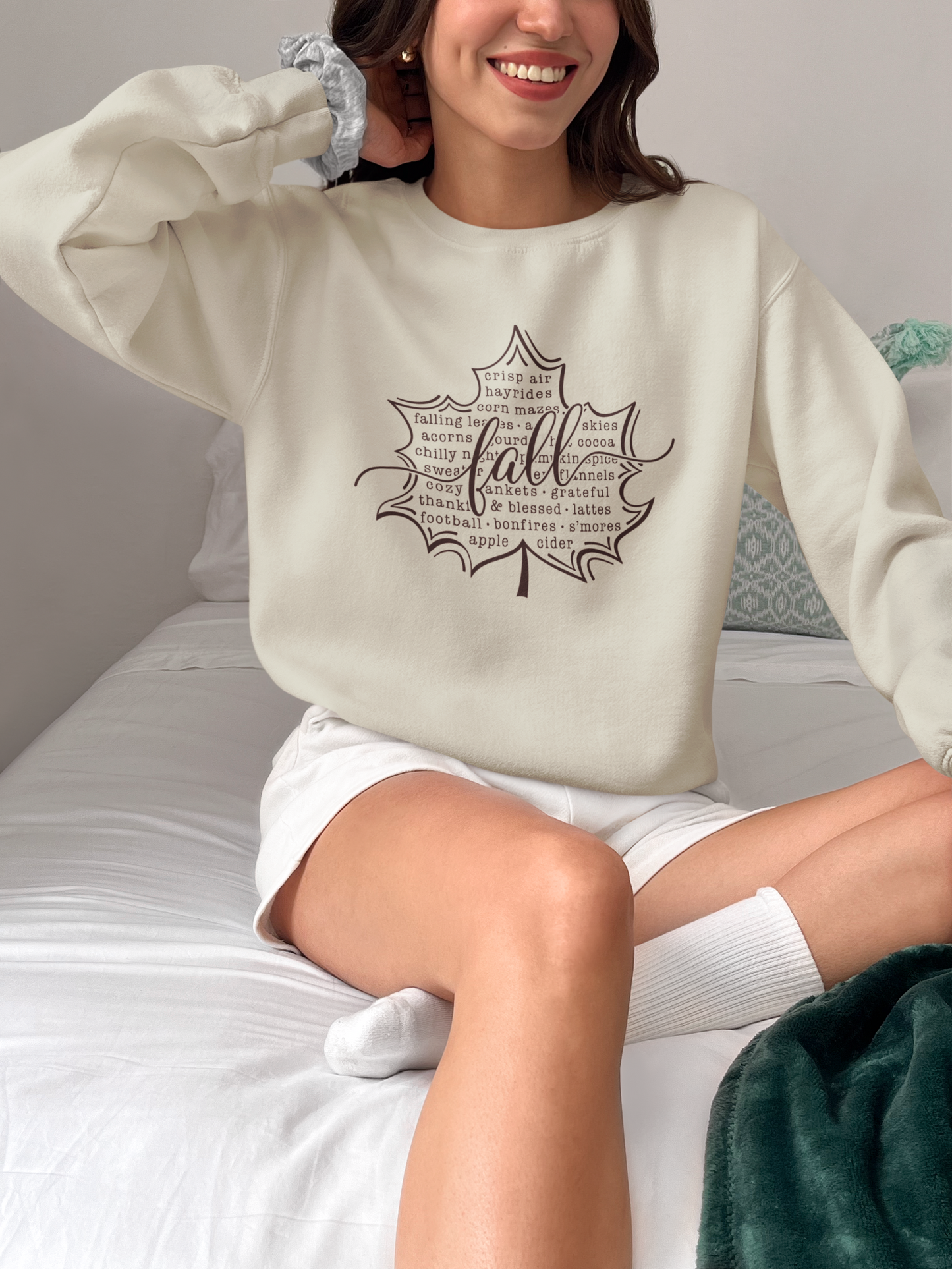 Fall Newspaper Unisex Crewneck Sweatshirt