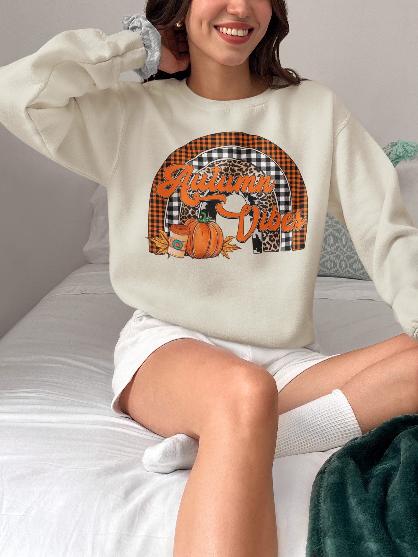 Autumn Vibes Unisex Crewneck Sweatshirt