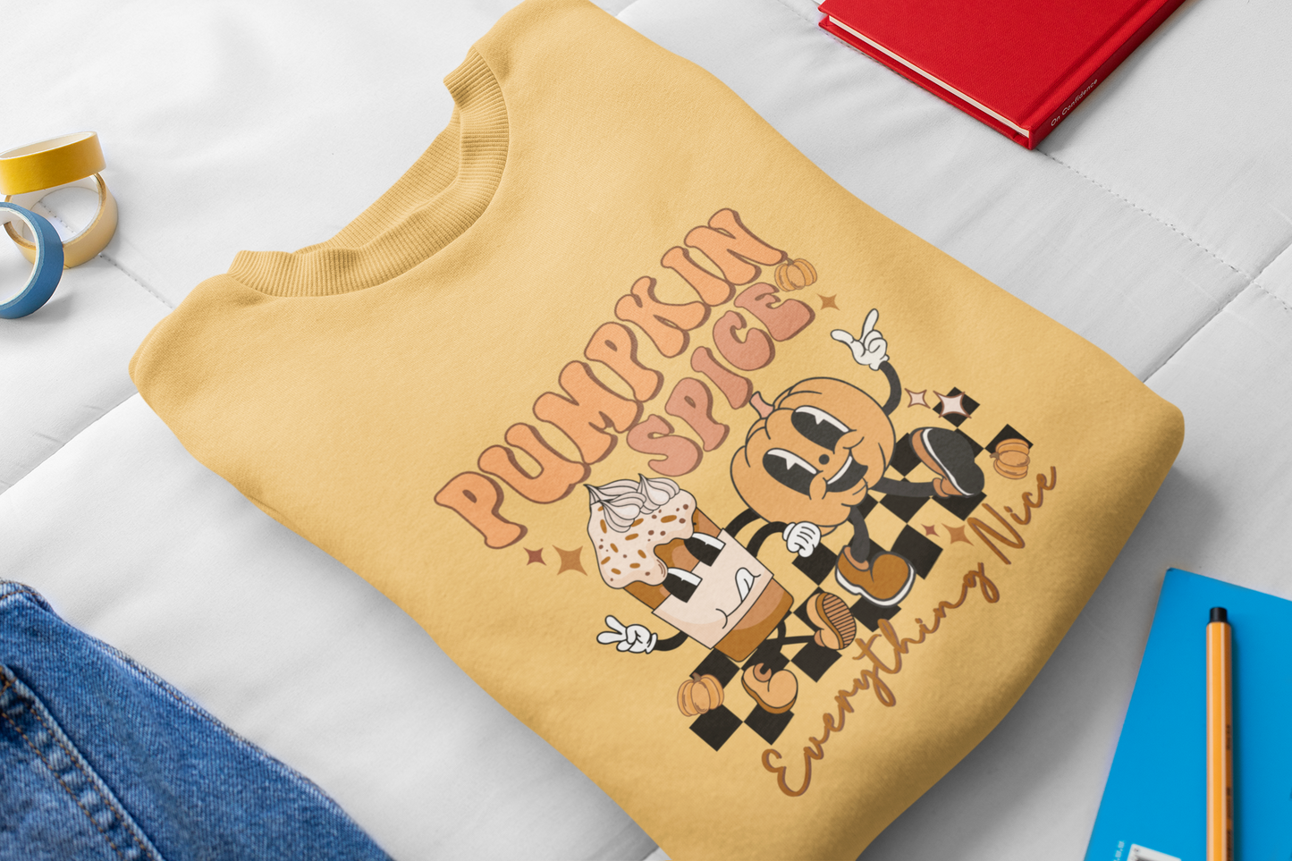 Pumpkin Spice Everything Nice Unisex Crewneck Sweatshirt
