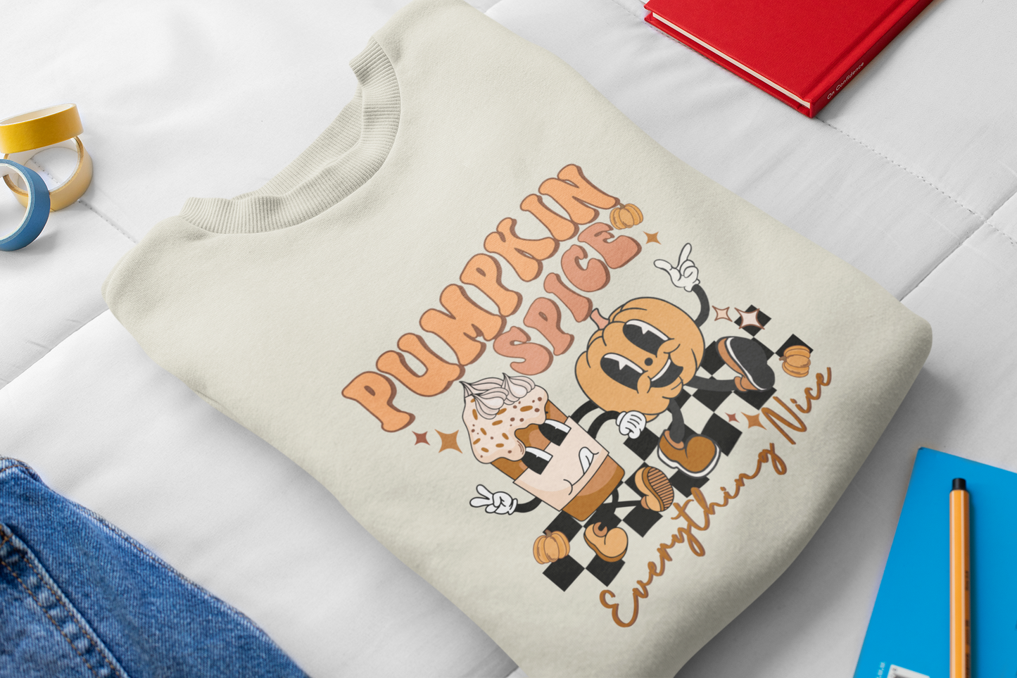 Pumpkin Spice Everything Nice Unisex Crewneck Sweatshirt