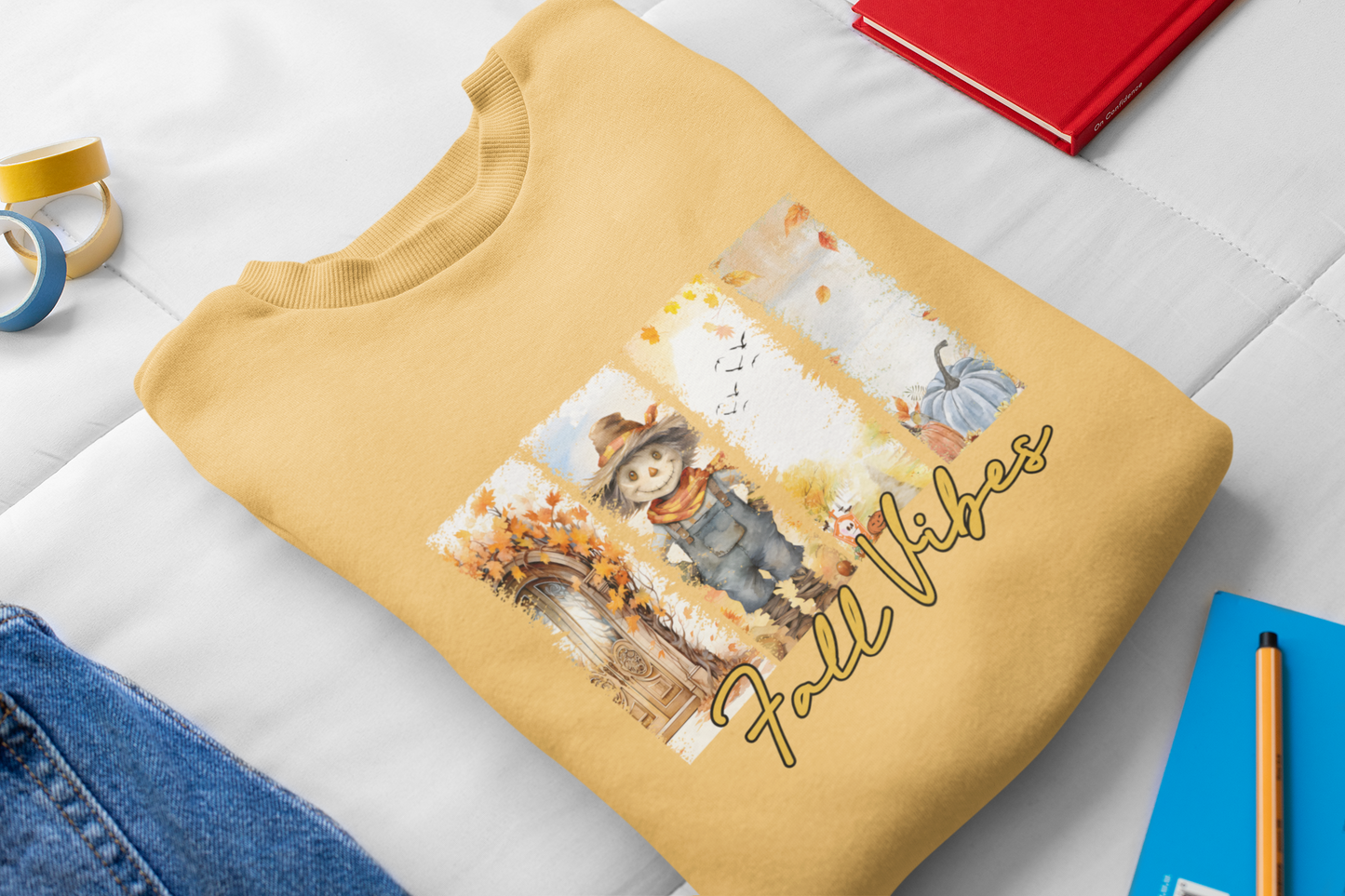 Fall Vibes Unisex Crewneck Sweatshirt