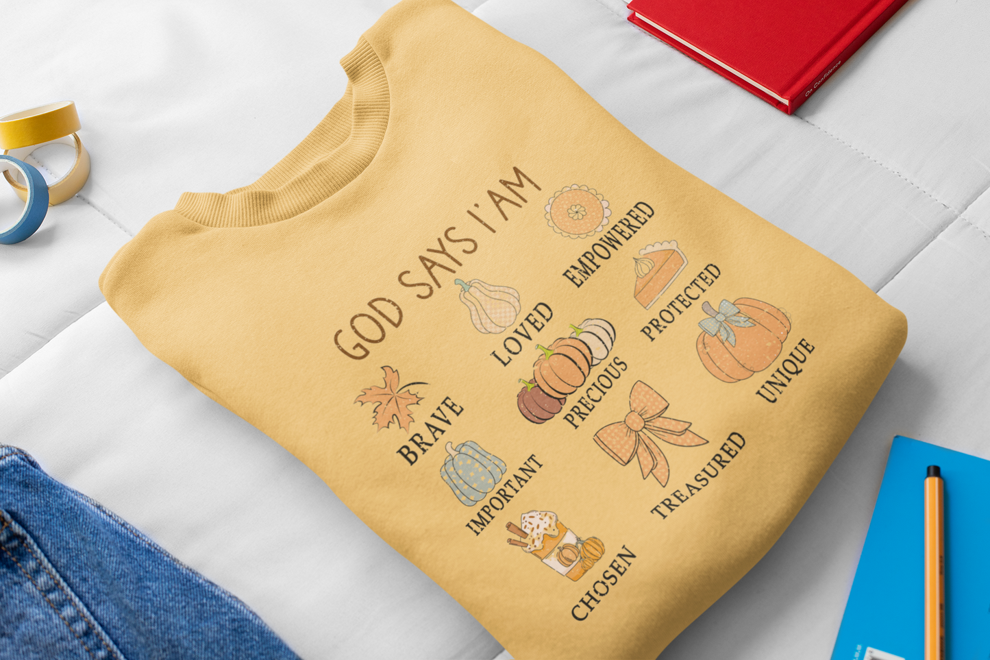 God Says Unisex Crewneck Sweatshirt