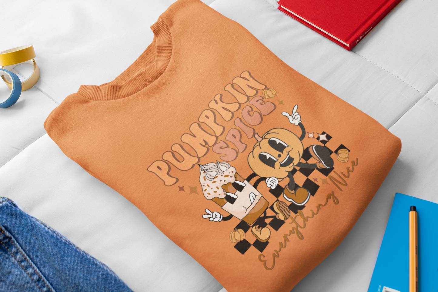 Pumpkin Spice Everything Nice Unisex Crewneck Sweatshirt