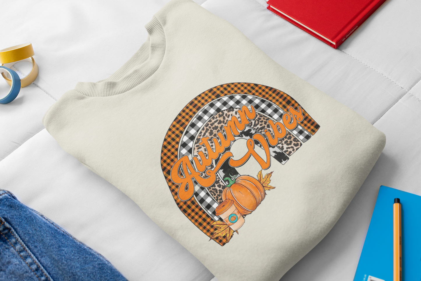 Autumn Vibes Unisex Crewneck Sweatshirt