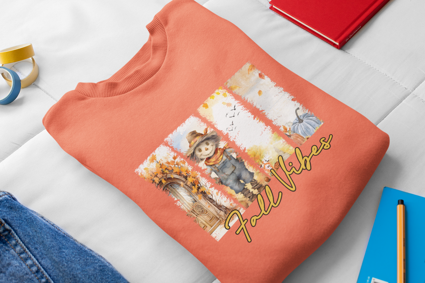 Fall Vibes Unisex Crewneck Sweatshirt