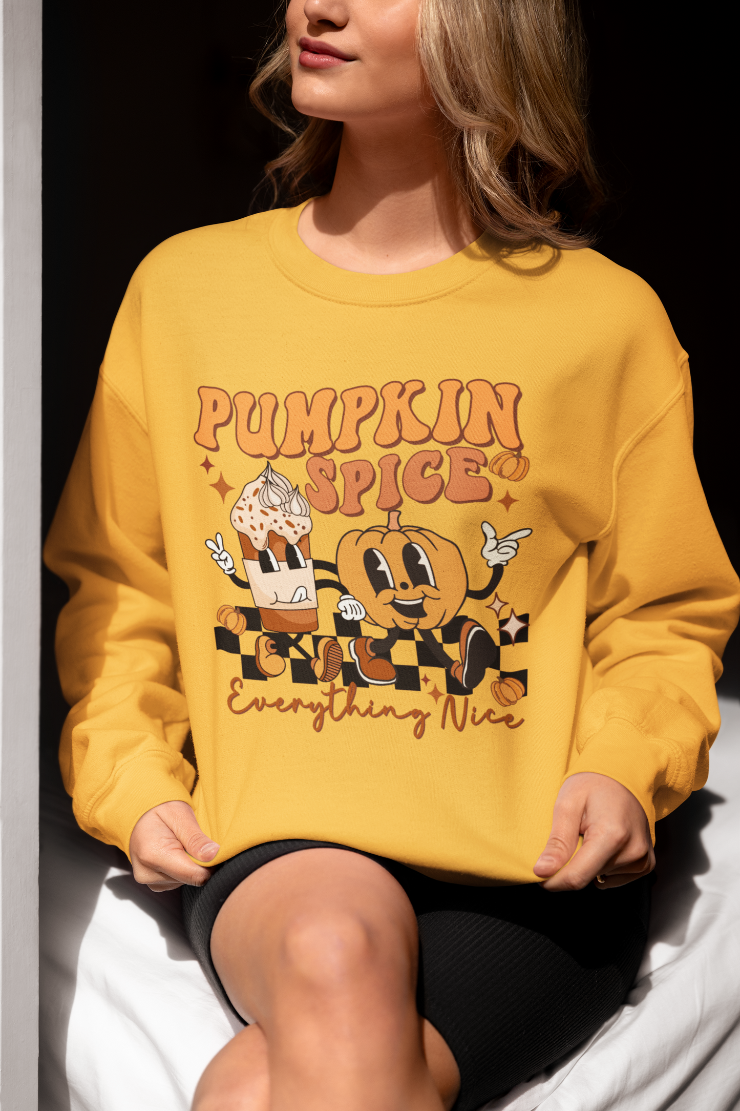 Pumpkin Spice Everything Nice Unisex Crewneck Sweatshirt