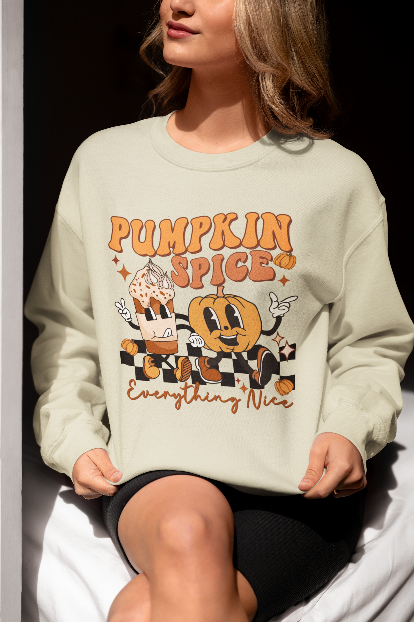 Pumpkin Spice Everything Nice Unisex Crewneck Sweatshirt