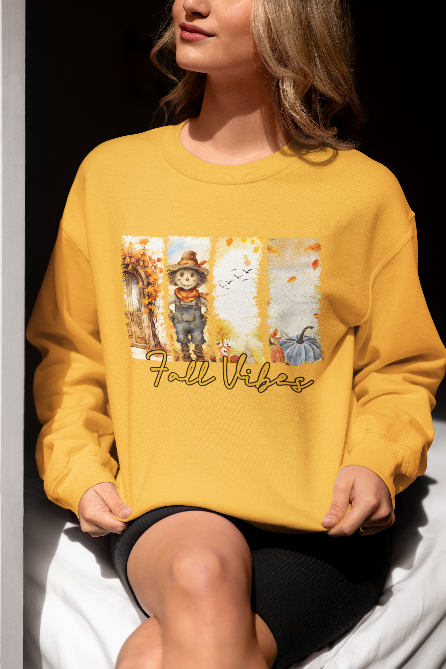 Fall Vibes Unisex Crewneck Sweatshirt