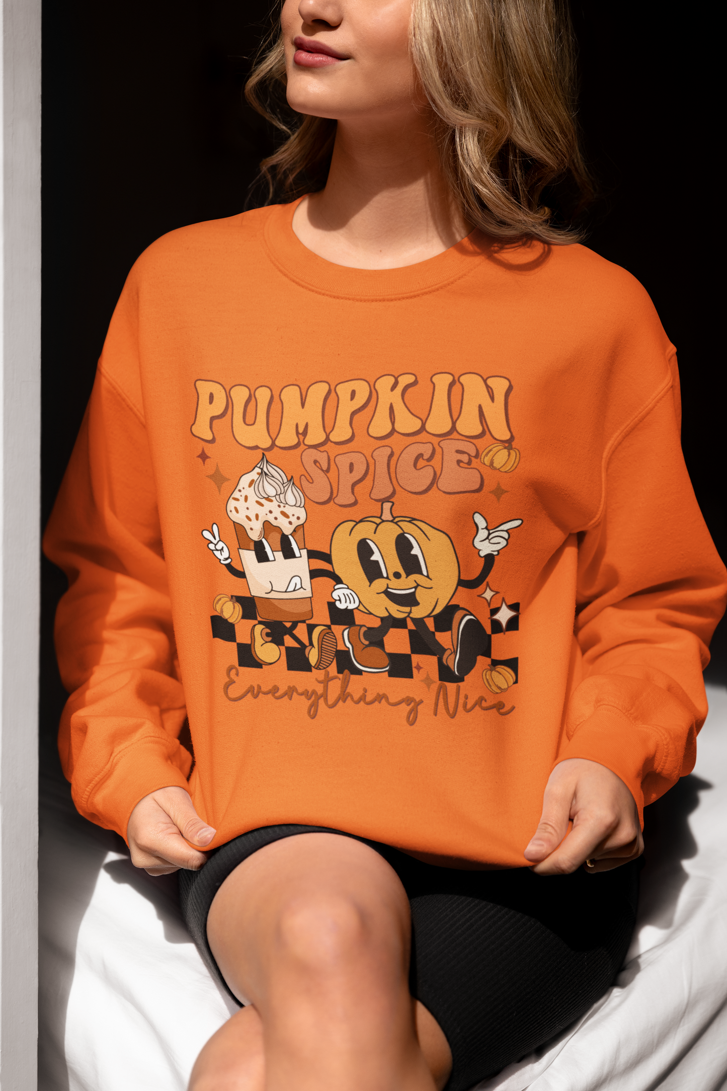 Pumpkin Spice Everything Nice Unisex Crewneck Sweatshirt
