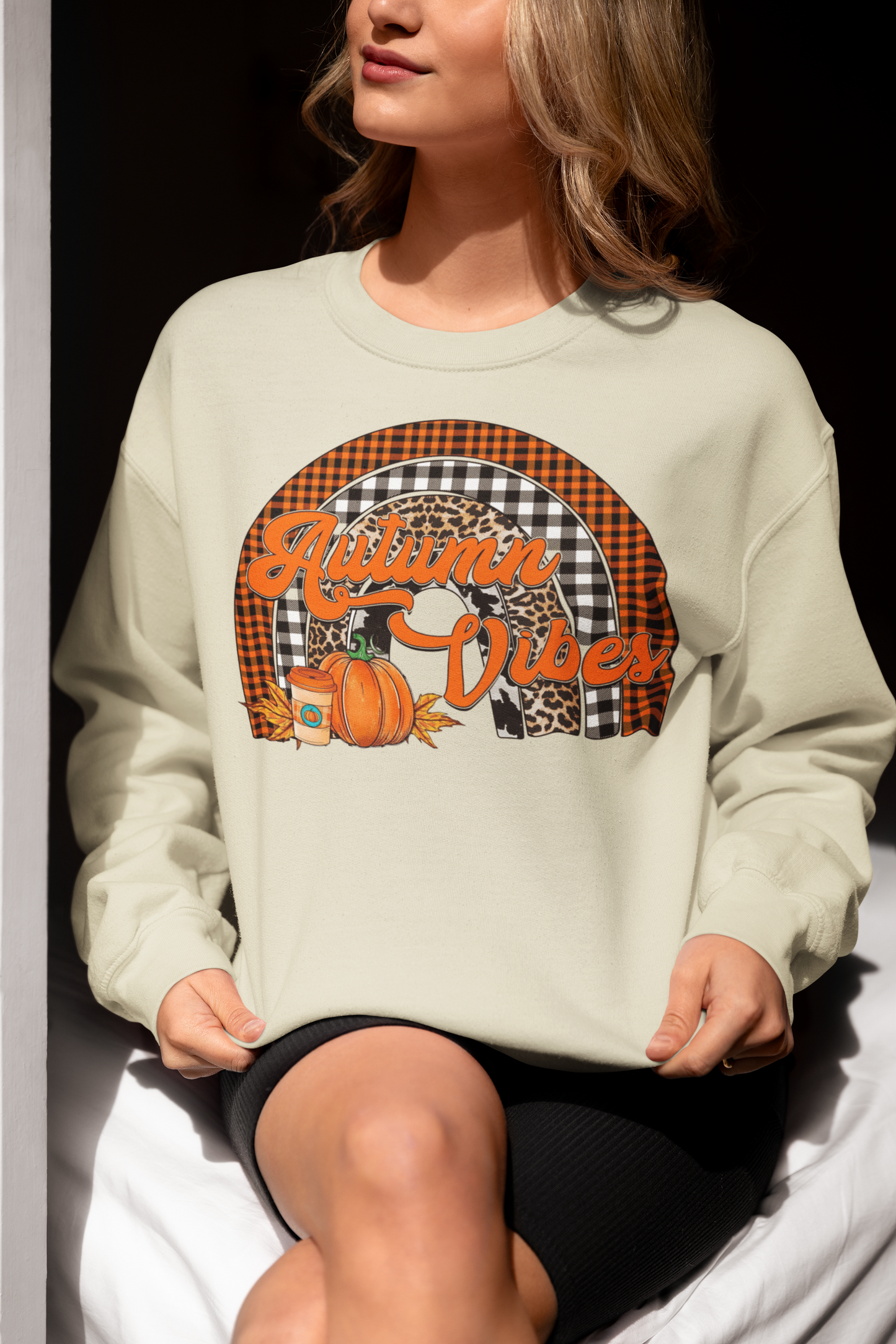 Autumn Vibes Unisex Crewneck Sweatshirt
