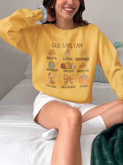 God Says Unisex Crewneck Sweatshirt