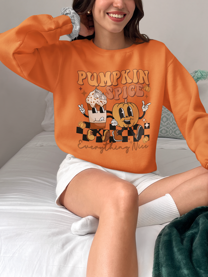 Pumpkin Spice Everything Nice Unisex Crewneck Sweatshirt