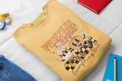 Pumpkin Spice Everything Nice Unisex Crewneck Sweatshirt