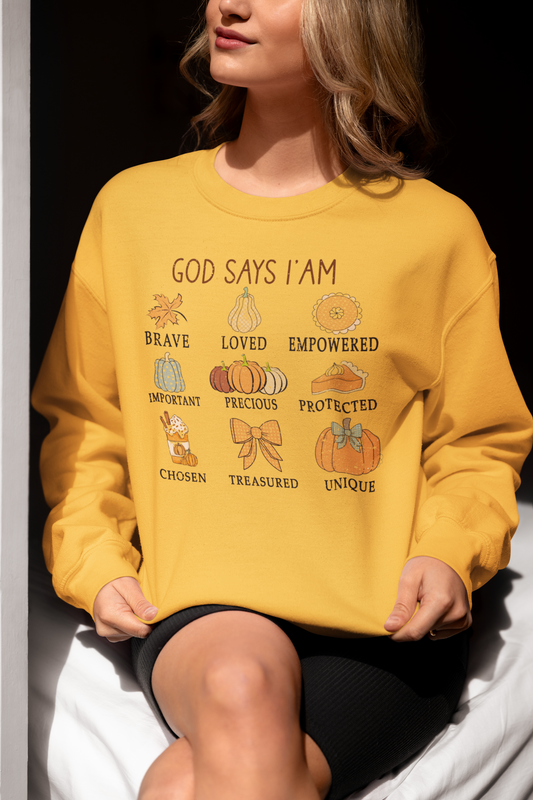 God Says Unisex Crewneck Sweatshirt