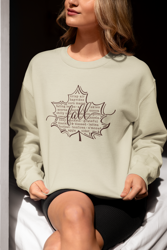 Fall Newspaper Unisex Crewneck Sweatshirt
