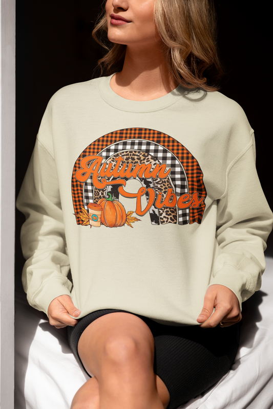 Autumn Vibes Unisex Crewneck Sweatshirt